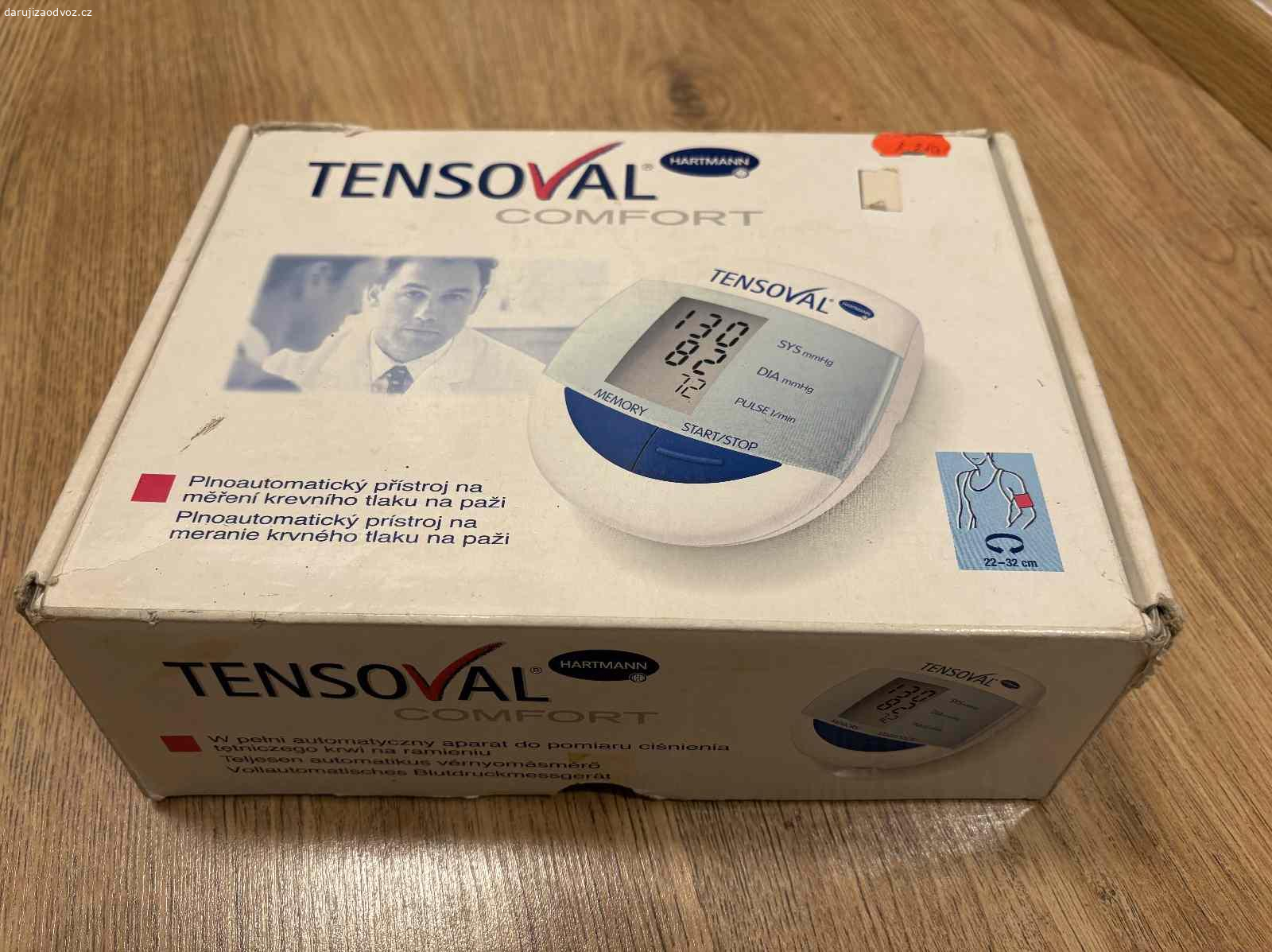 Pristroj na mereni krevniho tlaku. Plnoautomaticky pristroj na mereni krevniho tlaku na pazi - Hartmann Tensoval Comfort

Predani mozne v Praze Modranech nebo na Pankraci.