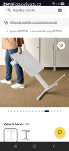 Robustni ikea stul pod notebook