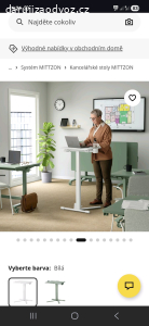 Robustni ikea stul pod notebook