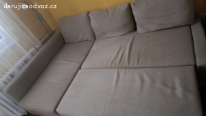 Rohová sedačka s úložným prostorem