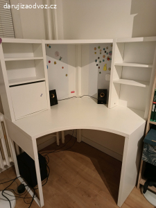 Rohový pracovní, psací stolík IKEA