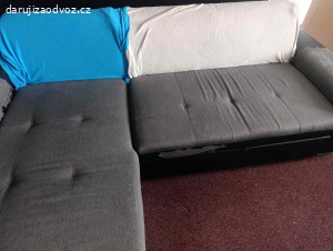 Rozkládací gauč s úložným prostorem ZDARMA