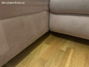 Rozkládací rohová sedačka