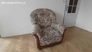 Rozkládací sedačka, 2x křeslo