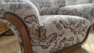 Rozkládací sedačka, 2x křeslo