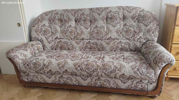 Rozkládací sedačka, 2x křeslo