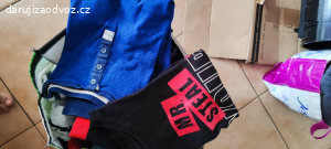Různé oblečení po mě a synech :)