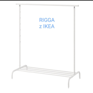 šatní stojan bez koleček