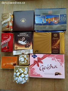 sbírka čokoládových obalů