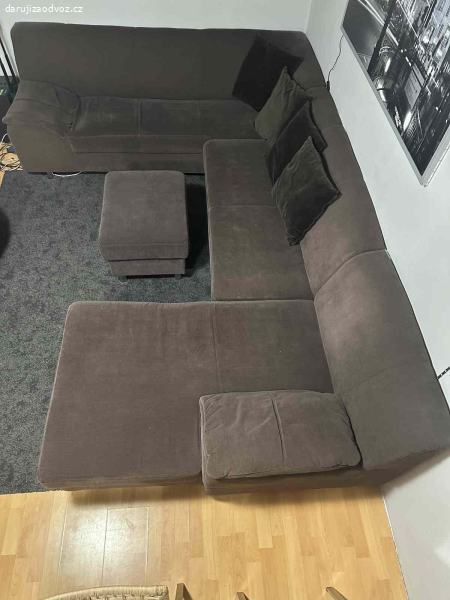 Sedací souprava do U, rozkládací, Praha 8 Bohnice