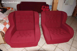 Sedací souprava - gauč a 2 křesla