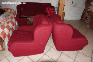 Sedací souprava - gauč a 2 křesla