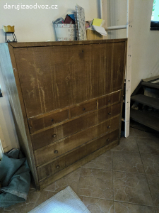 SEKRETÁŘ retro skříň