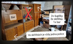 Sestava nábytku s barem