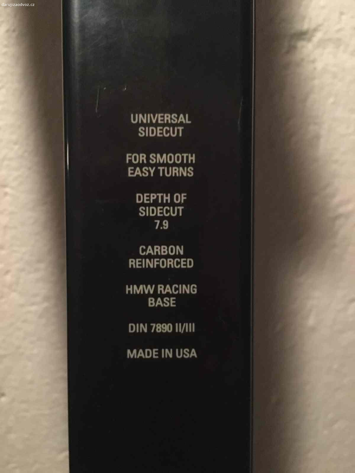 Sjezdové lyže K2 s vázáním Tyrolia. staré, zachovalé, málo jeté, délka 195 cm