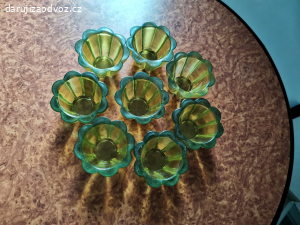 Skleněné nádoby na svíčky