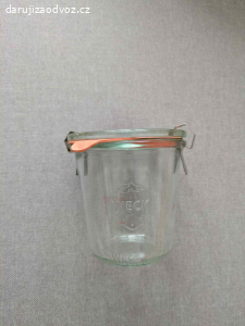 Sklenice od svíčky; 8,5 cm v průměru