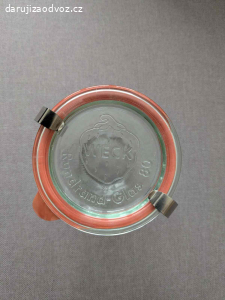 Sklenice od svíčky; 8,5 cm v průměru