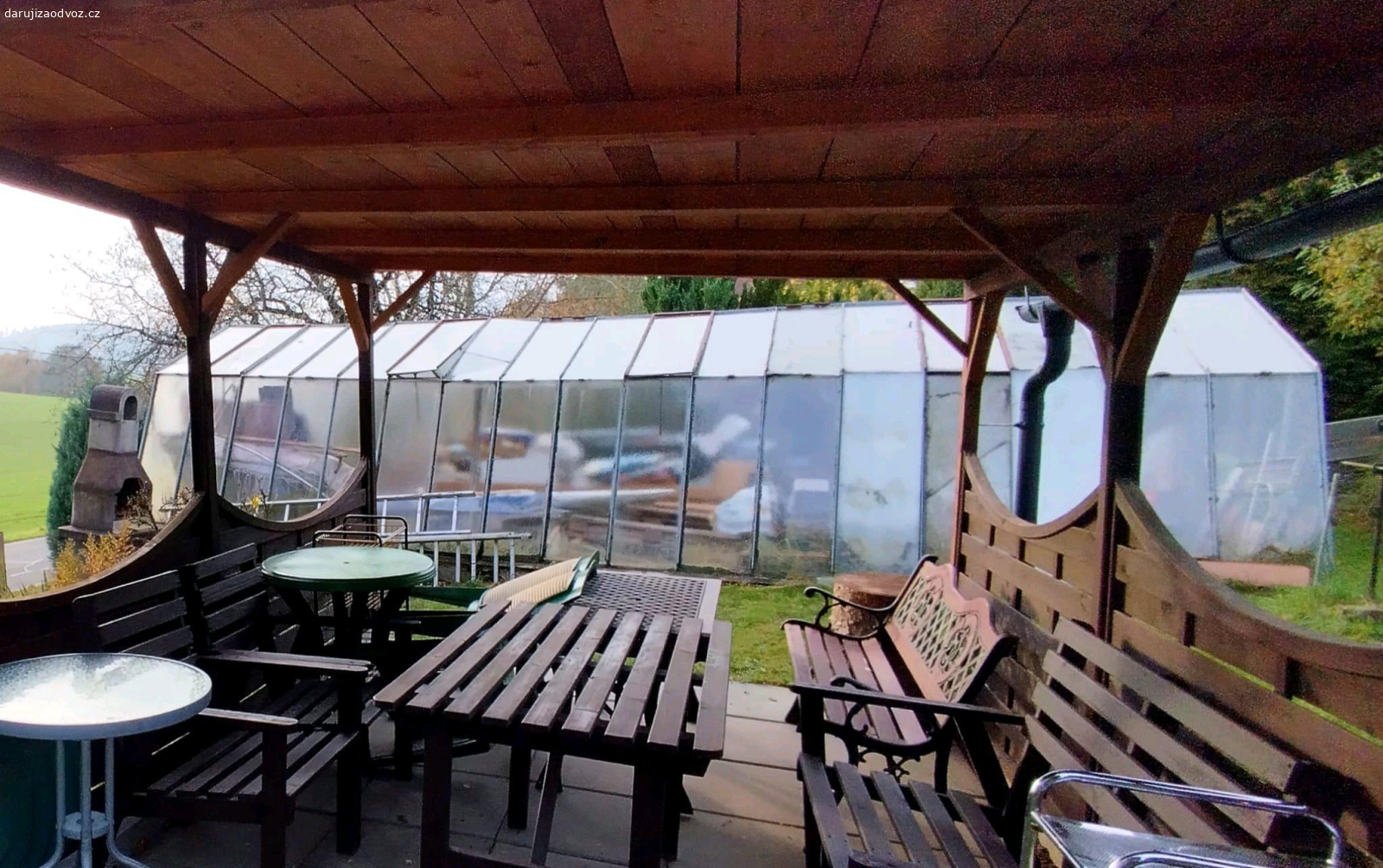 skleník. Daruji skleník za demontáž a odvoz. Bělčice okres Strakonice