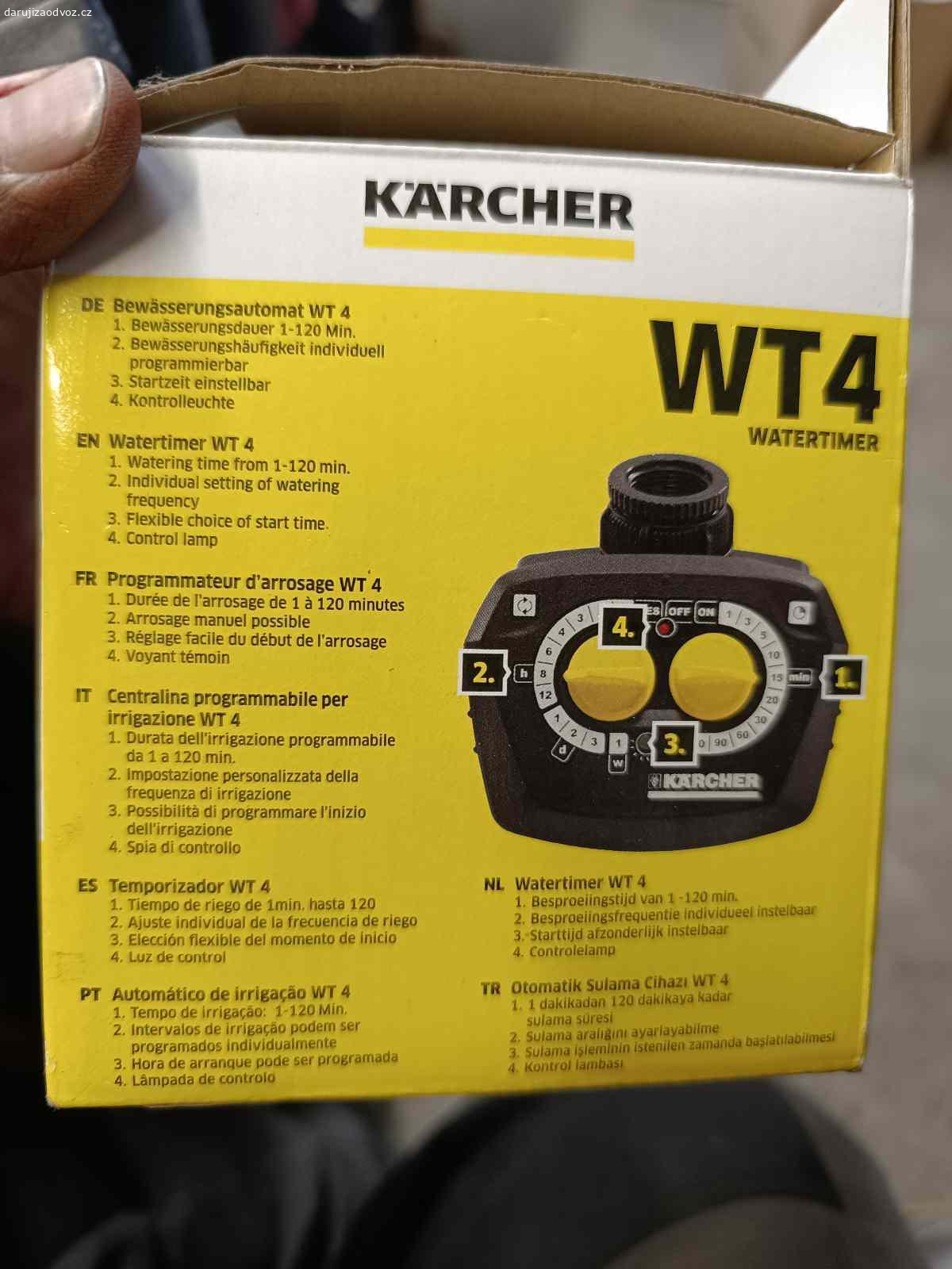 Spínací hodiny na zalévání. Daruji spínací hodiny na zalévání, nepoužité. Napojení na vodovodní kohoutek, nelze použít na samotíž, potřebují tlak vody. 
Předání v týdnu Praha, o víkendech Ždírec nad Doubravou. 
Prosím, ne na mail, telefon nebo SMS.
DAROVÁNO!