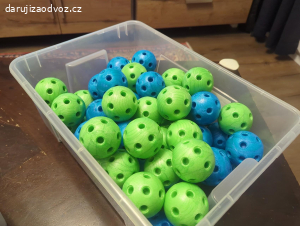 Stavebnice slámky míčky