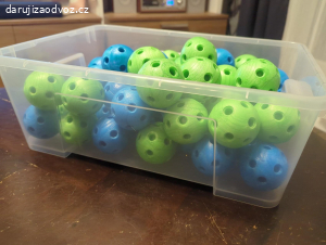 Stavebnice slámky míčky