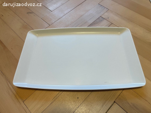 RETRO plastový tác - 38 x 24 cm