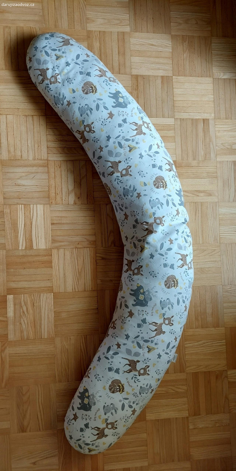 Těhotenský / kojící polštář. používaný jen občas, 170cm dlouhý