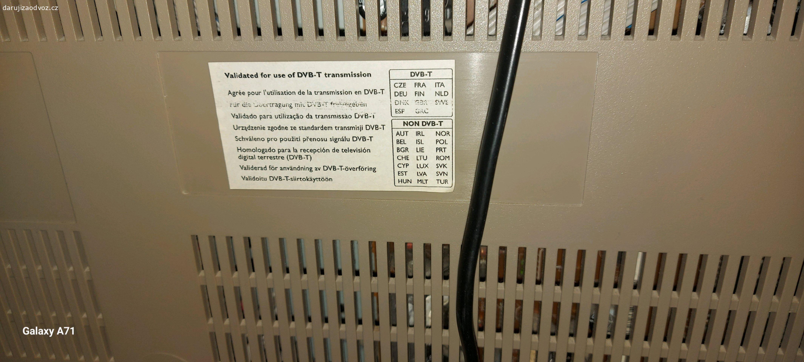 Televize mnele bejit funkci. starší televize Philips