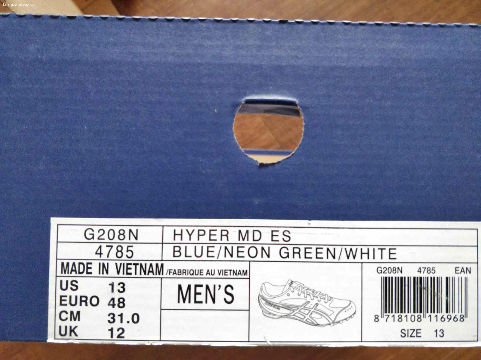 Tretry velikost 48. Málo používané tretry zn. Asics.