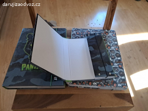 Tvrdé desky na sešity,  učebnice