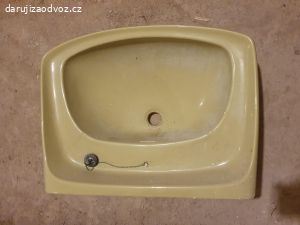 Umyvadlo s nohou, zelené