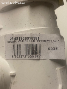 Vypouštěcí čerpadlo Whirlpool