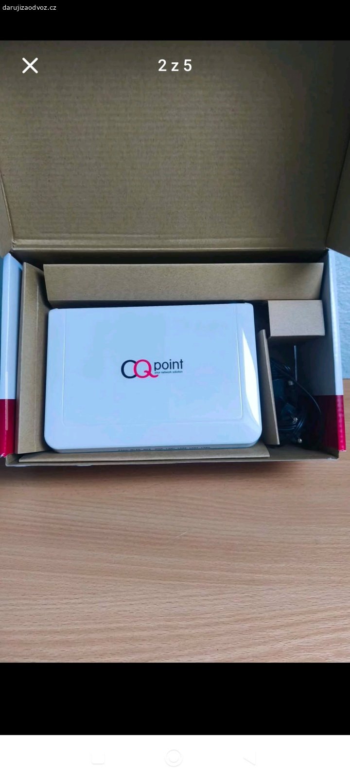 Wi-Fi router CQ Point CQ-C606. Wi-Fi router CQ Point CQ-C606 – 150 Mbps, 802.11n
Spolehlivý základní Wi-Fi router pro běžné domácí použití. Rychlost až 150 Mbps, ideální na surfování, e-maily a streamování. Snadné nastavení, kompaktní design. Funkční, připravený k použití