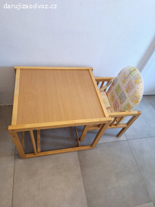 ZA ODVOZ - dětská židlička se stolečkem