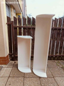 Za odvoz Praha Ďáblice - 2x bílá police MDF