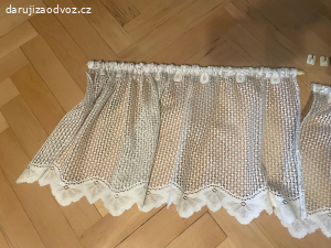 Záclonky např. do kuchyně - 2x