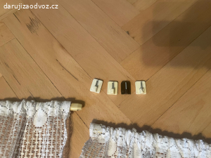 Záclonky např. do kuchyně - 2x