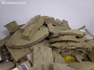 ZBYTKY MINERÁLNÍ VATY Z VÝROBY