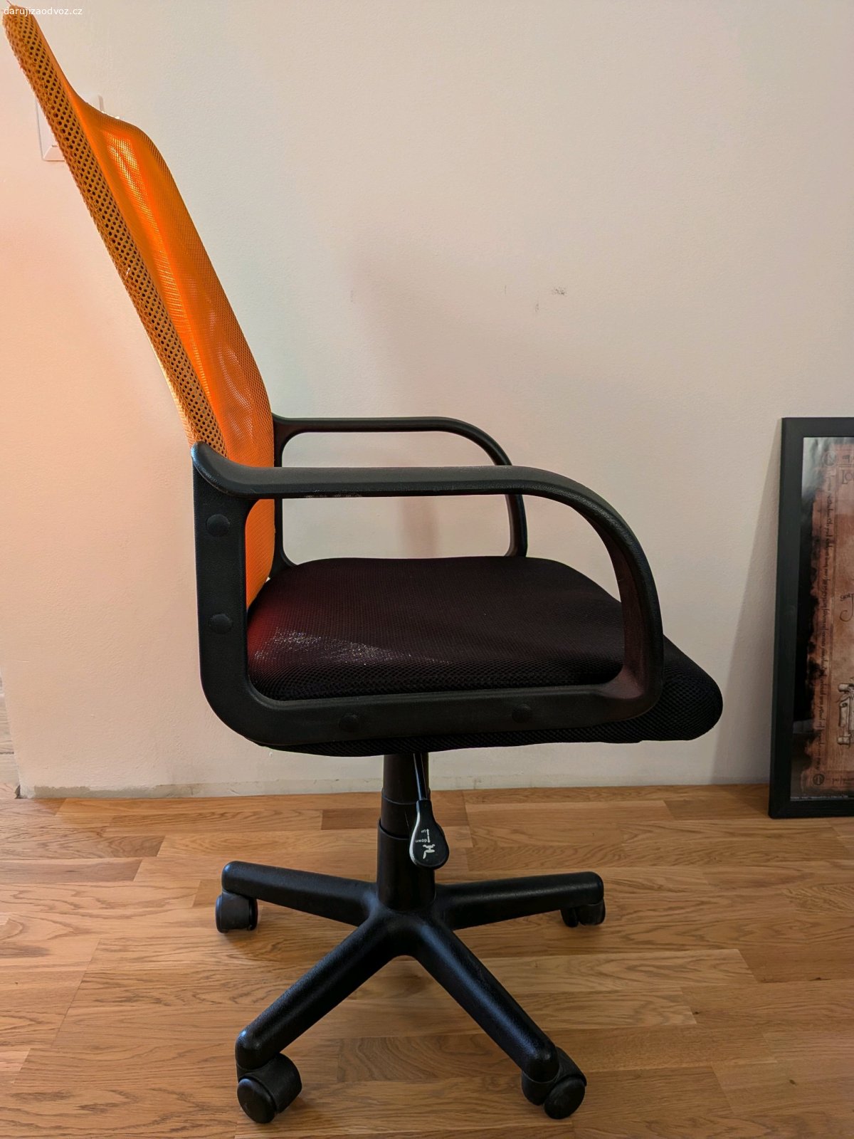 Židle otočná. Čistá a funkční židle.
