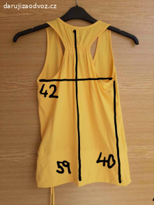 Žlutý sportovní top Reserved, vel. M