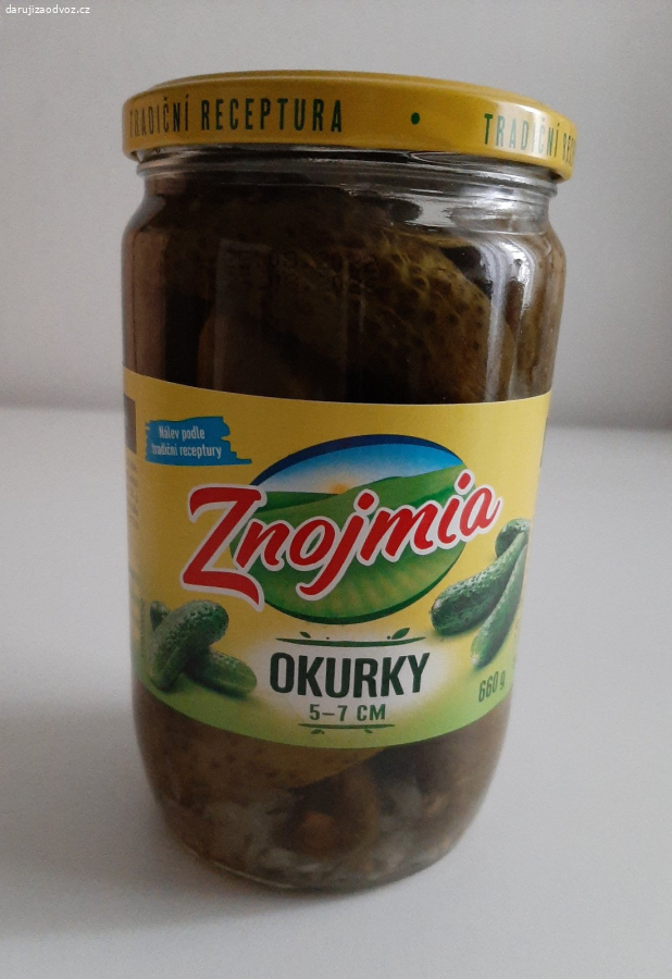 Znojmia okurky, 660g, exp 25. 8. 2026